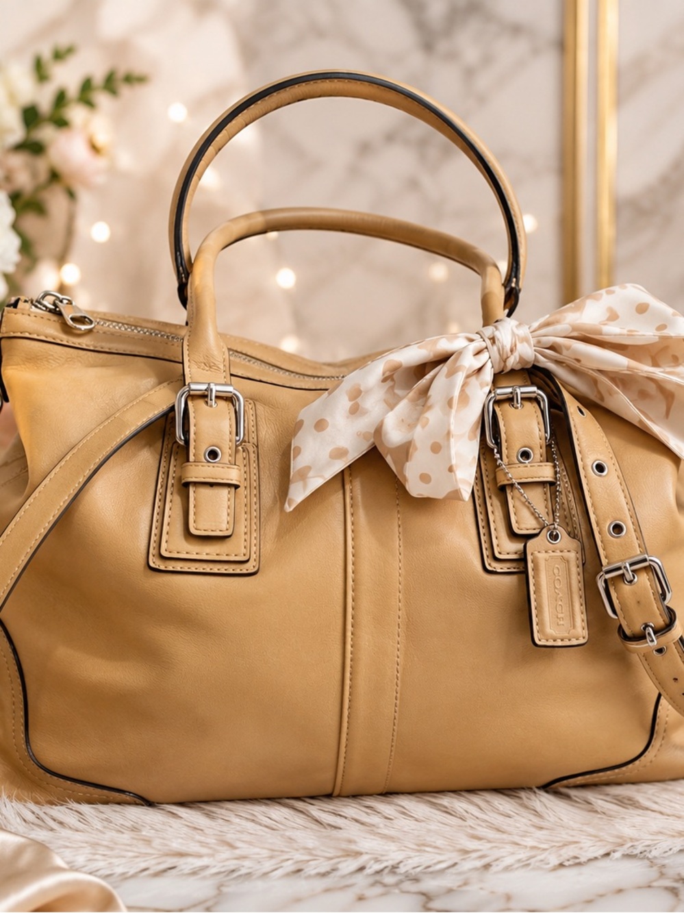 Retired Coach Hamptons Hamilton Satchel Style F13811